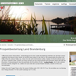 Demande de brochure sur le Brandebourg, Reiseland Brandenburg