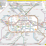 Tarifbereich ABC der BVG, Plan des zones tarifaires des transports en commun de Berlin