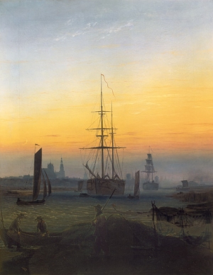 Alte Nationalgalerie, Hafen von Greifswald, Caspar David Friedrich