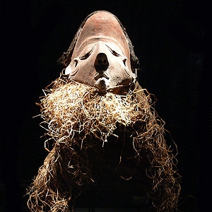 Make Djuma aus Kongo, masque Djuma du Congo, Ethnologisches Museum Berlin-Dahlem, le Musée d'éthnologie de Berlin-Dahlem