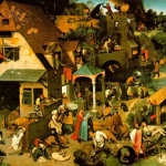 Les Proverbes néerlandais de Pieter Bruegel l'Ancien, Peinture flamande, Galerie de peintures