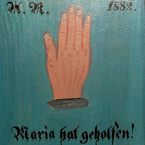 Votivbild, Museum Europäischer Kulturen, Image votive du Musée des Cultures européennes