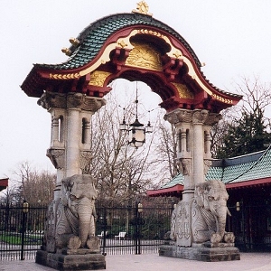 Zoologischer Garten Berlin, Elefantentor, Jardin zoologique de Berlin, la Porte des Elephants